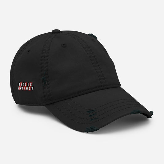 Hippie Network (Embroidered) - Distressed “Thraxed” Dad Hat