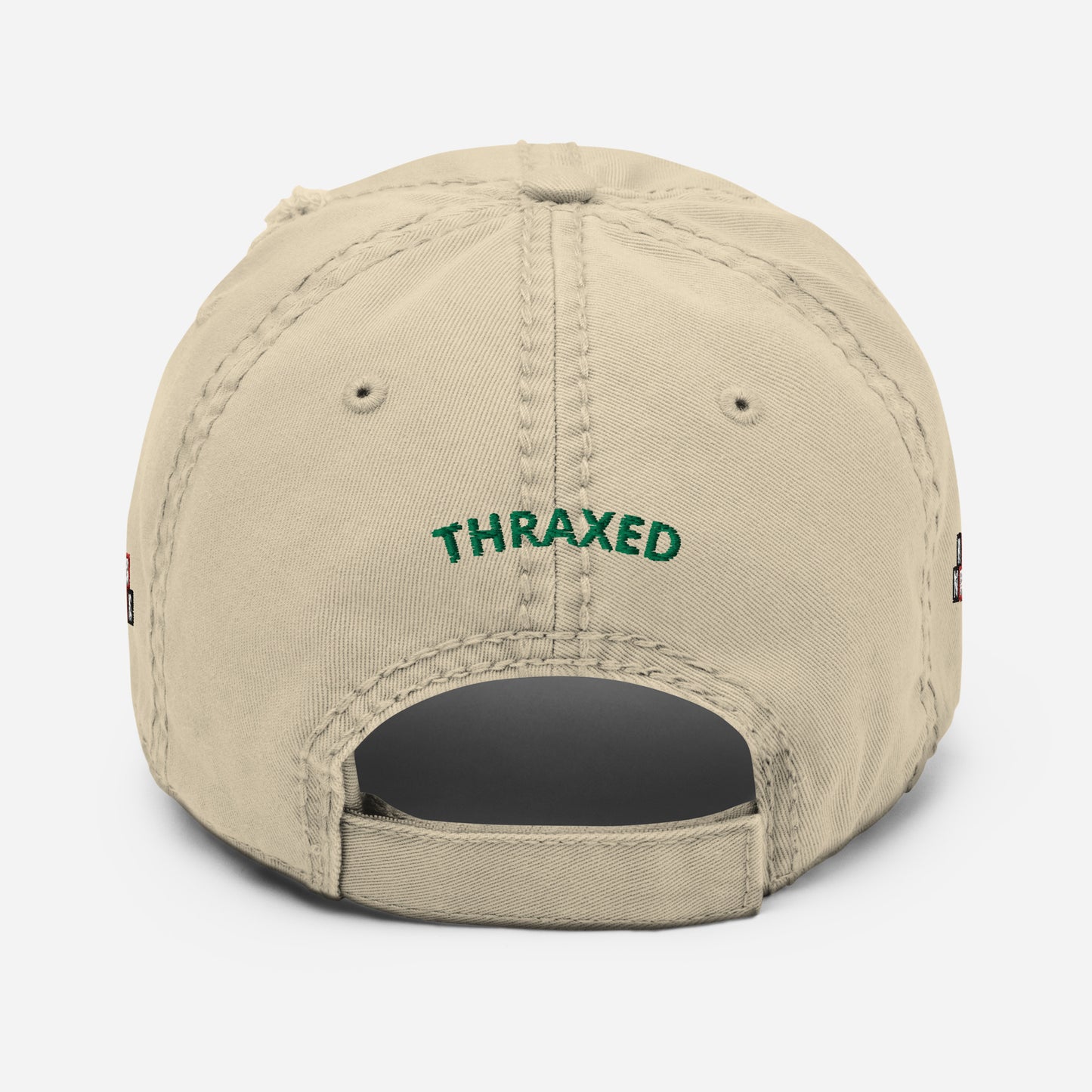 Hippie Network (Embroidered) - Distressed “Thraxed” Dad Hat