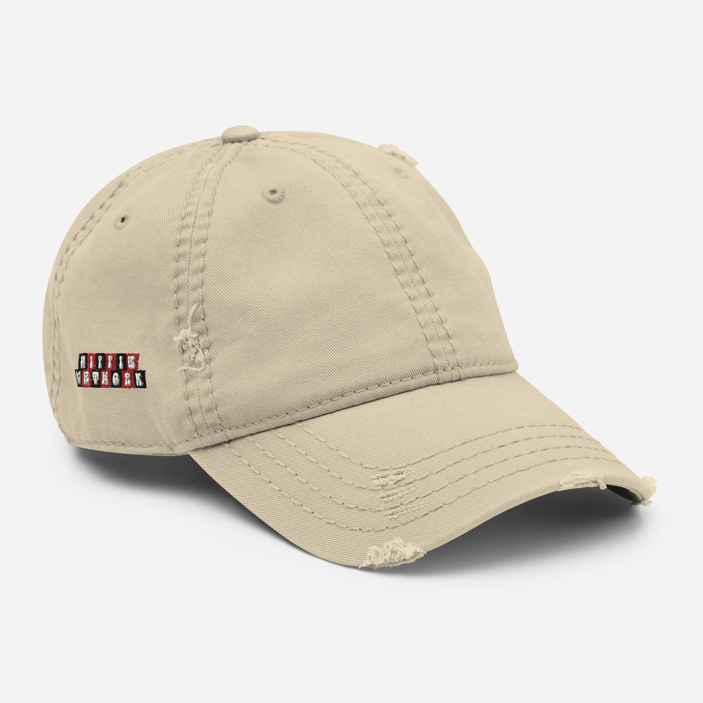 Hippie Network (Embroidered) - Distressed “Thraxed” Dad Hat