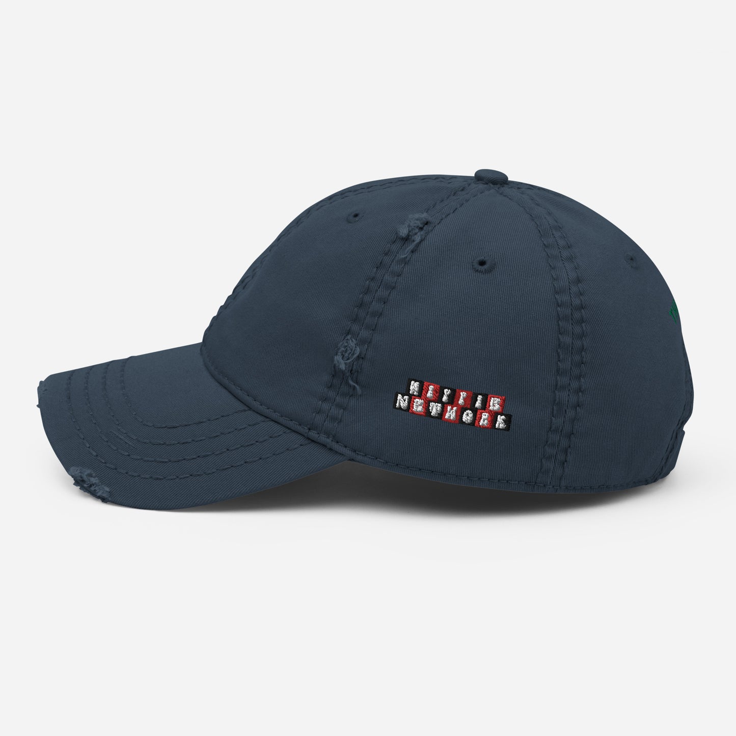 Hippie Network (Embroidered) - Distressed “Thraxed” Dad Hat